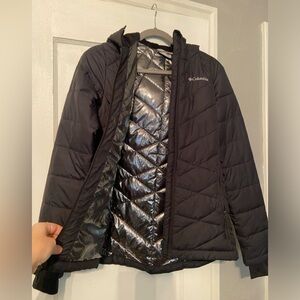 Columbia Black Omni-heat Puffer